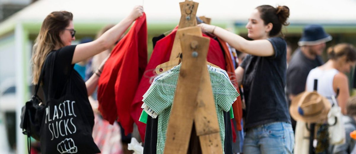 THIS MARKET USES TRASH INSTEAD OF CASH