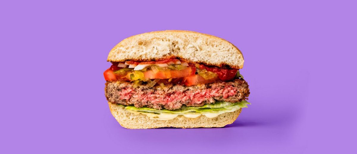 THIS VEGETARIAN BURGER BLEEDS. HERE’S HOW THAT WILL HELP THE CLIMATE.